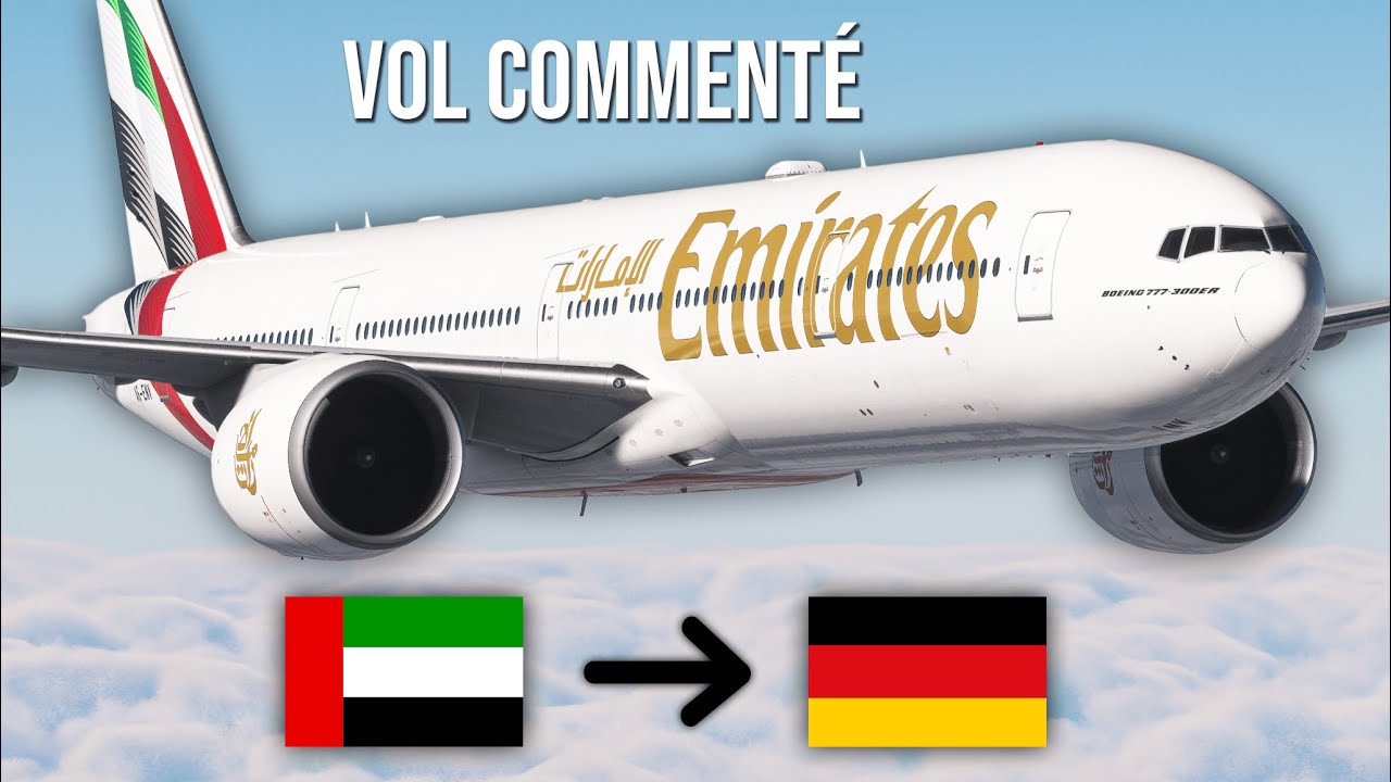 FS2020 - Dubai - Francfort 777-300ER Emirates PMDG