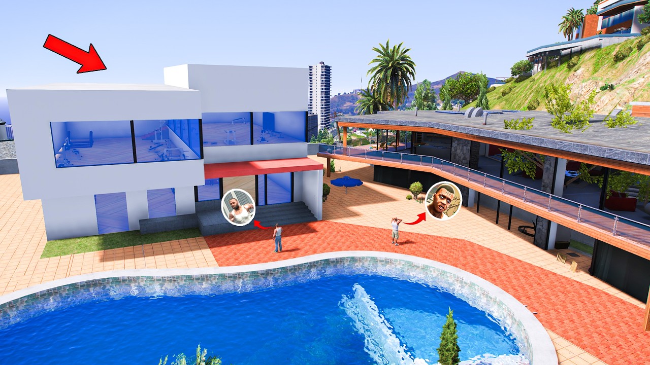 Franklin's House Teleported To The Front of Franklin's house in GTA 5 |