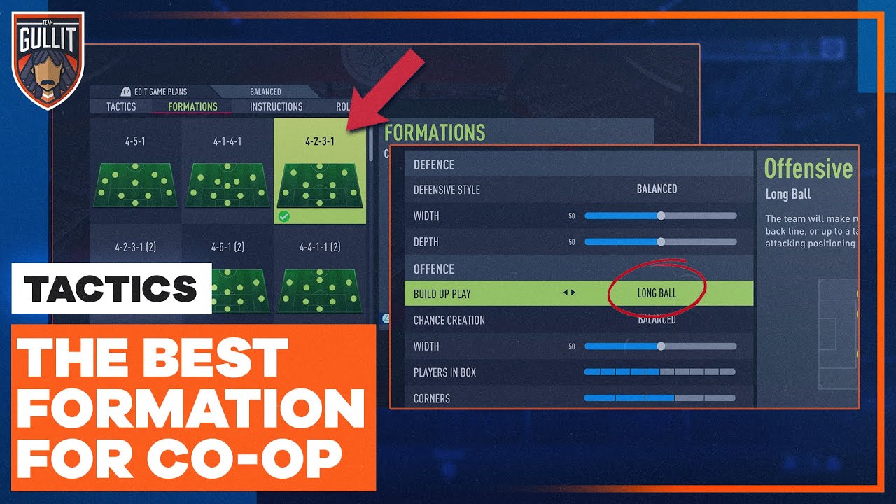 The Best Formation for Co-Op in FIFA 22🙏 | TG Tutorials