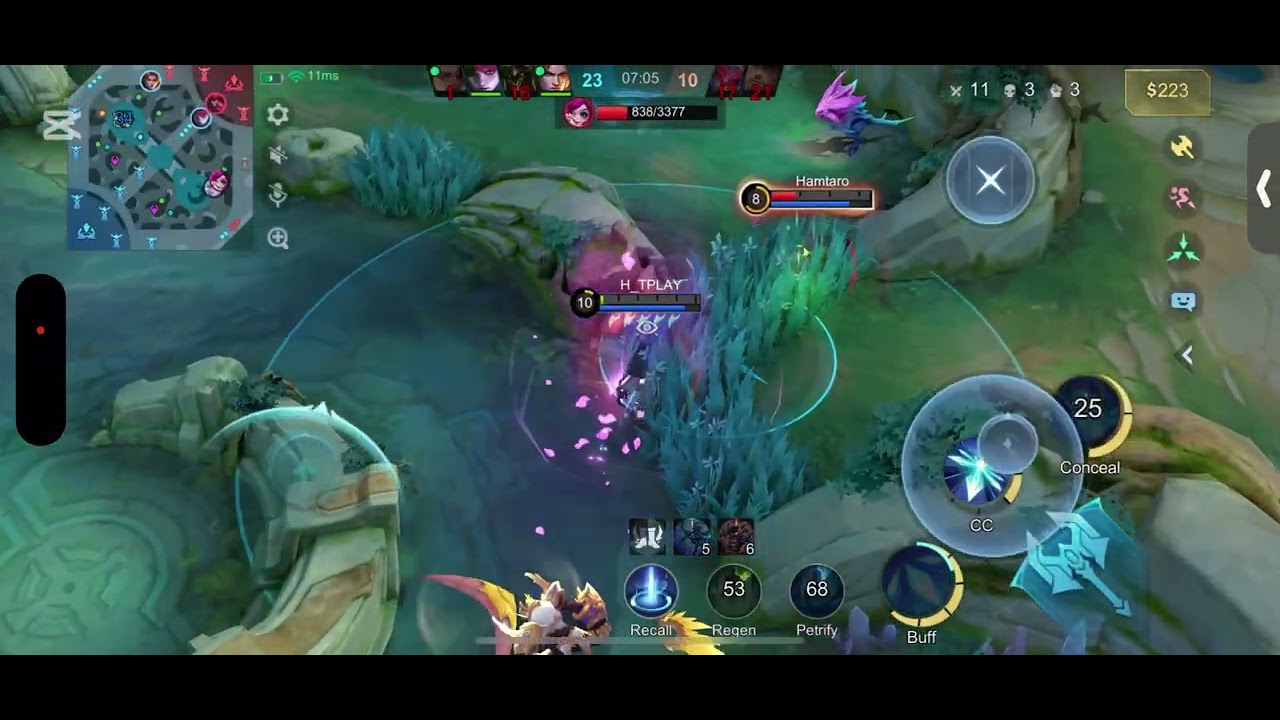 playing mobile legend with miya part 1