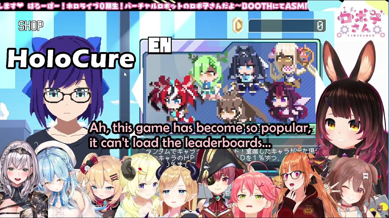 Roboco's First Impression When Playing HoloCure & Finding So Many Hololive Related in HoloCure Items