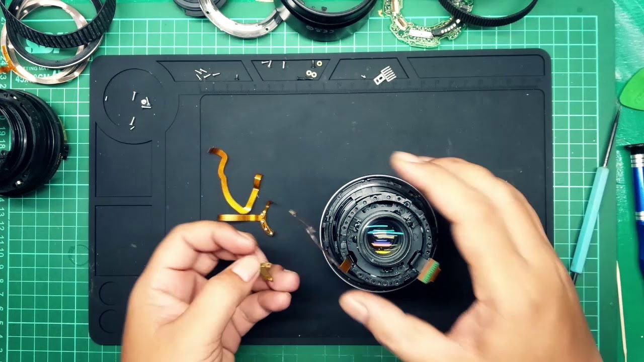 Lensa Error 01 Canon 17-85 mm f4-5.6 IS USM / lens Repair Flex Cable