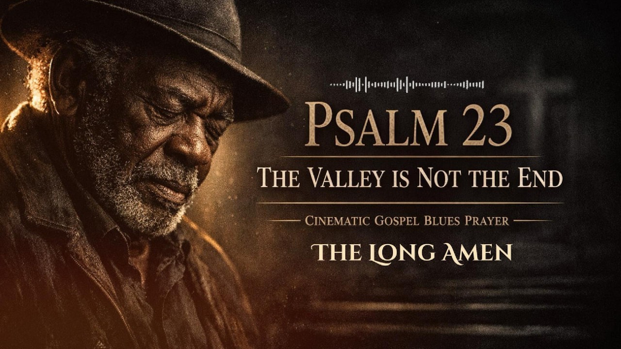 Psalm 23 – The Valley Is Not the End | Cinematic Gospel Blues Prayer | The Long Amen