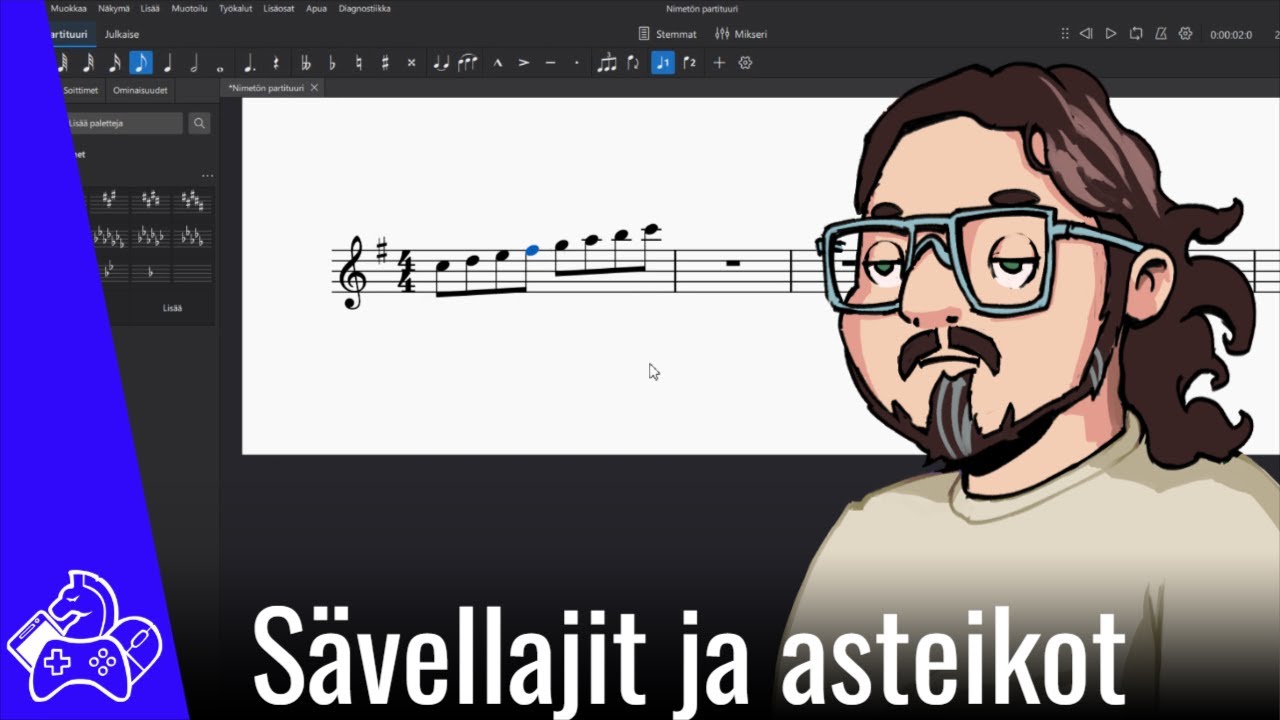 Sävellajit ja asteikot - Musiikin teoriaa