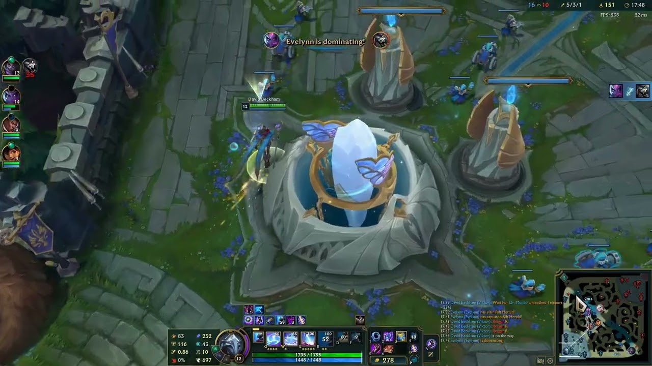 Victor mid EUW plat 2 (david beckham)