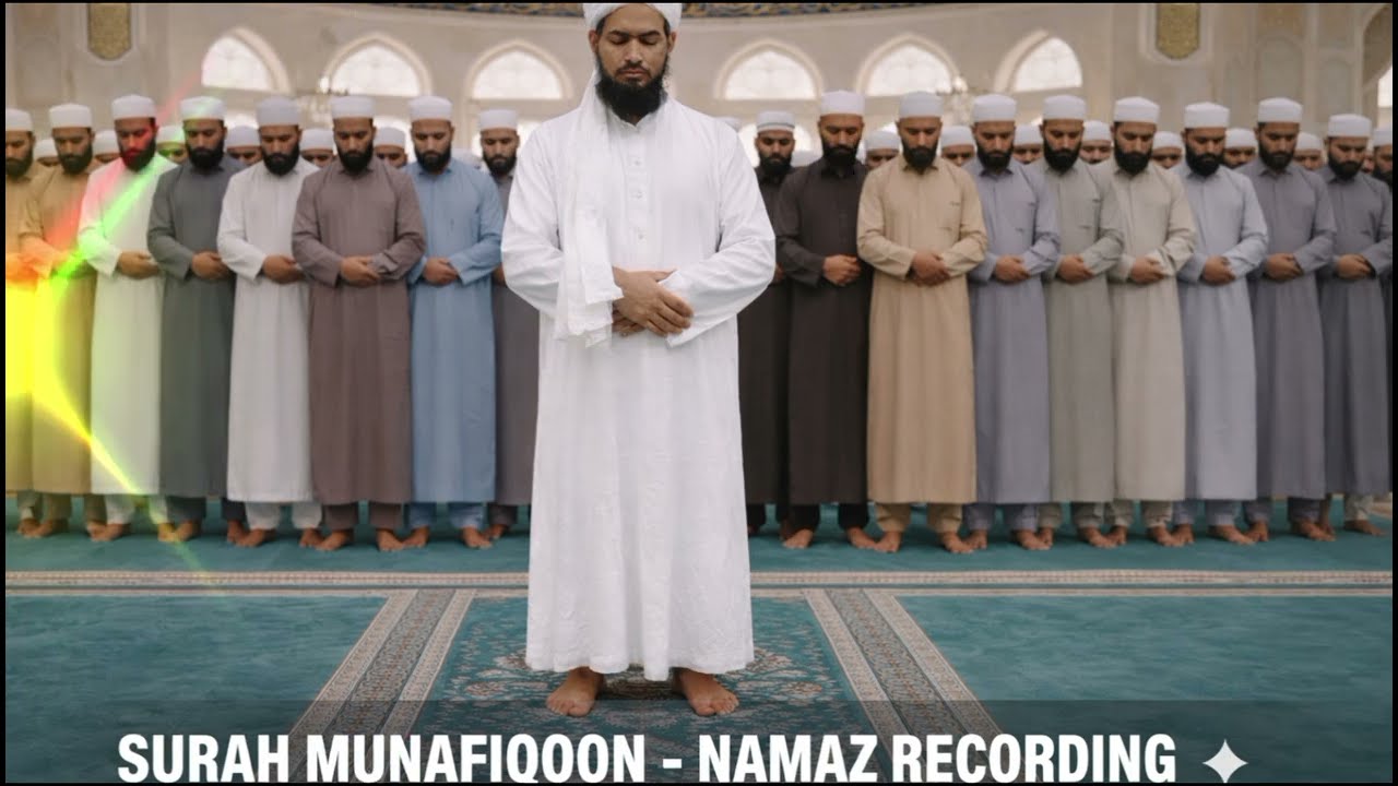 Sura munafiqoon in juma salah #haramsharif 