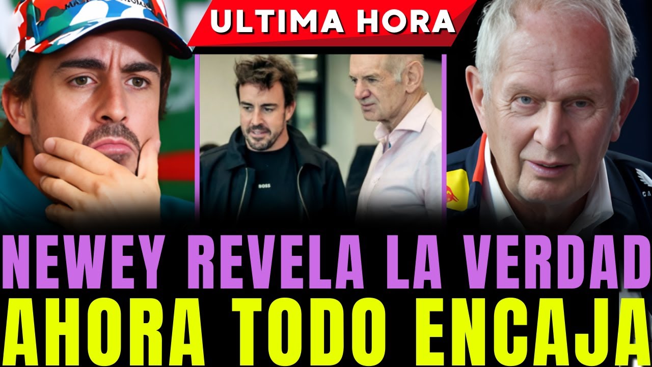 🔥NEWEY SUELTA LA BOMBA SOBRE el RED BULL de F1 2026 y ALONSO REACCIONA ENTENDIENDO lo QUE OCULTABAN