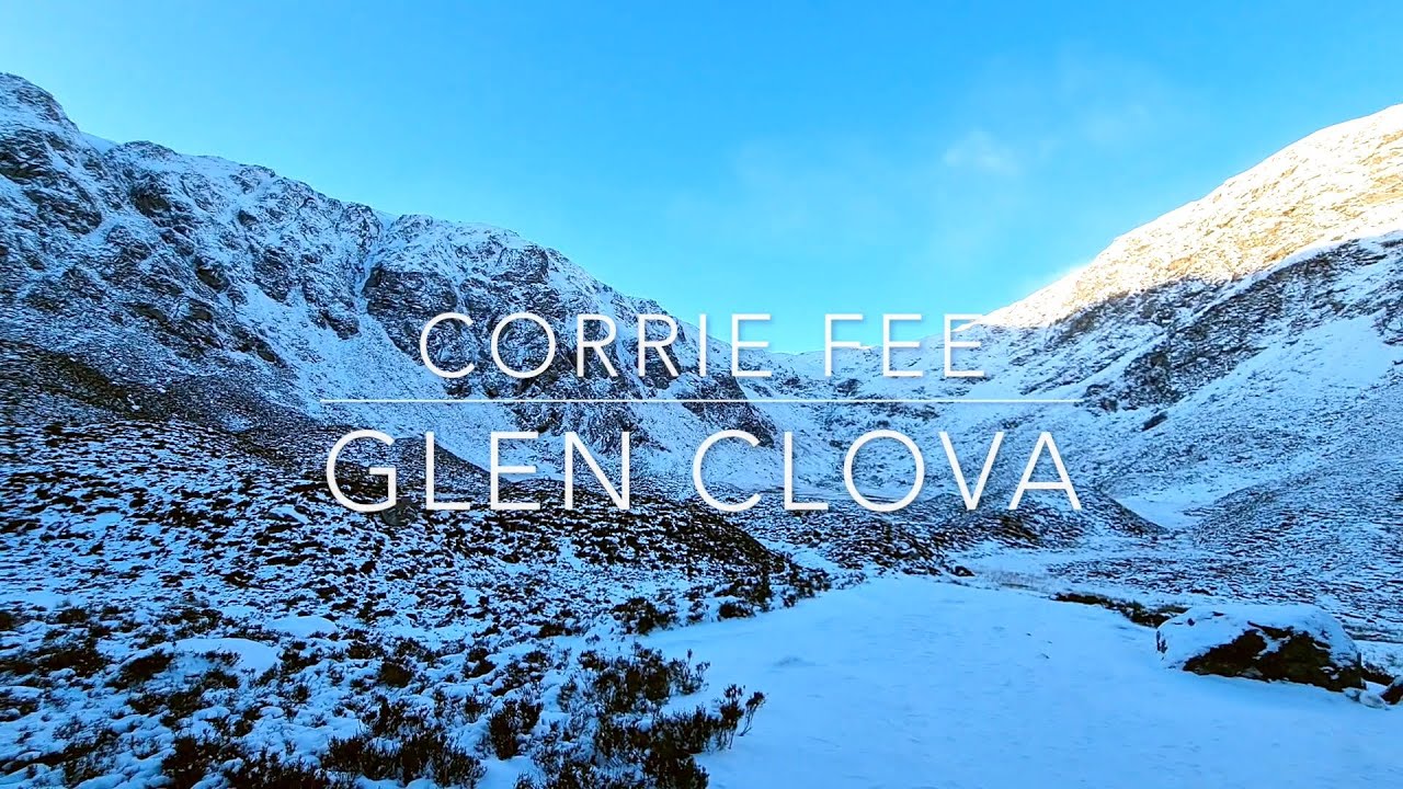 B Gully in Corrie Fee, Glen Clova