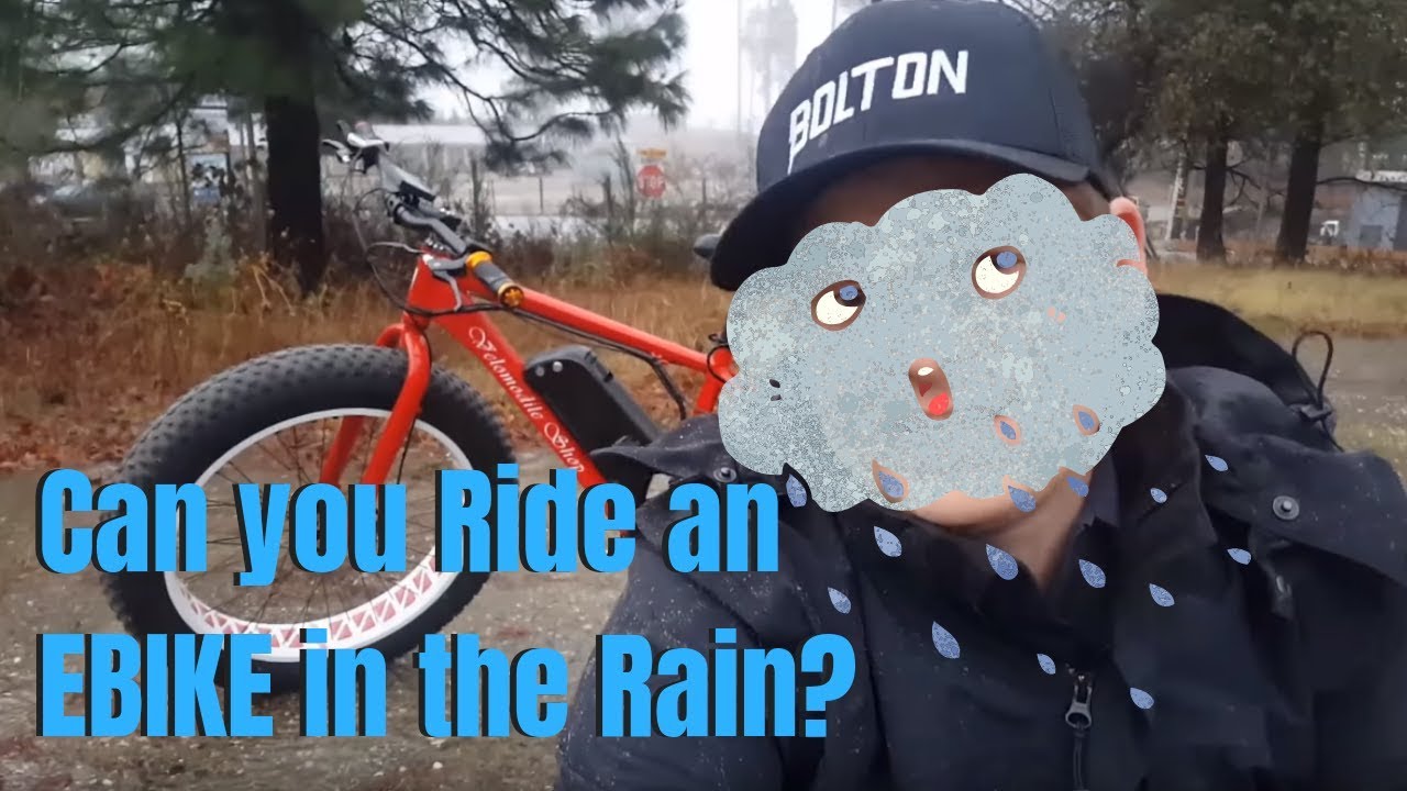 Can you ride an Ebike in the Rain?  Wet weather tricks and one thing to NEVER do!