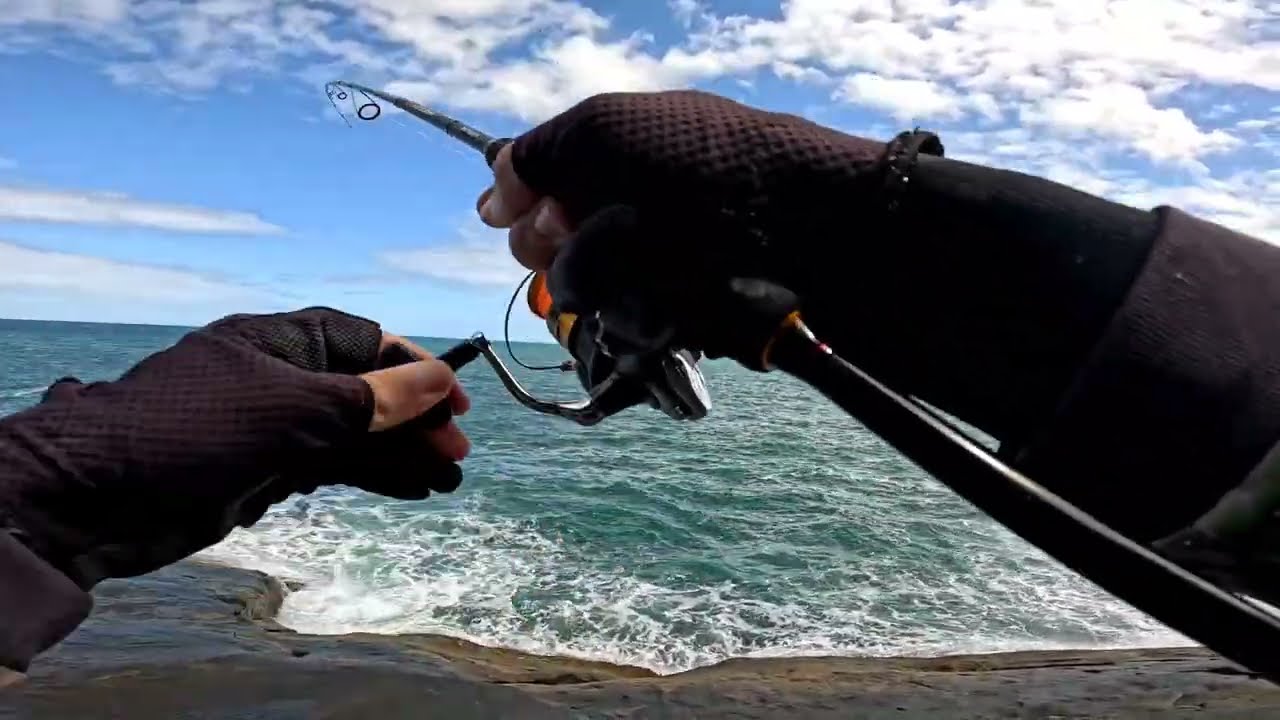Ação e Mar Agitado na Pesca de Costeira !!