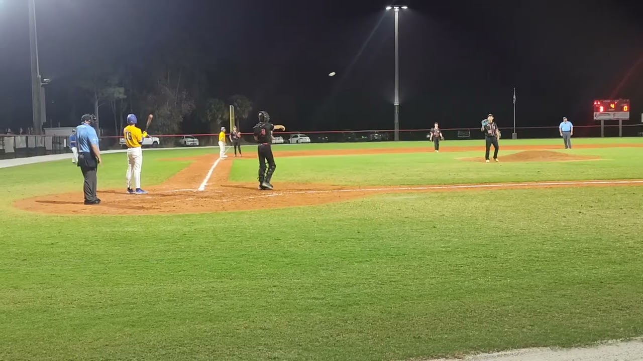 South Fork vs Martin County 3-3-26. Miguel Ferry pitching 4th inning. 