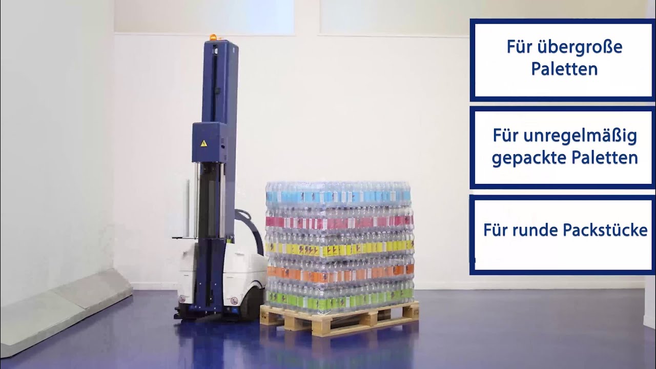 Selbstfahrender Stretchroboter PWR-M4+ von Kemapack