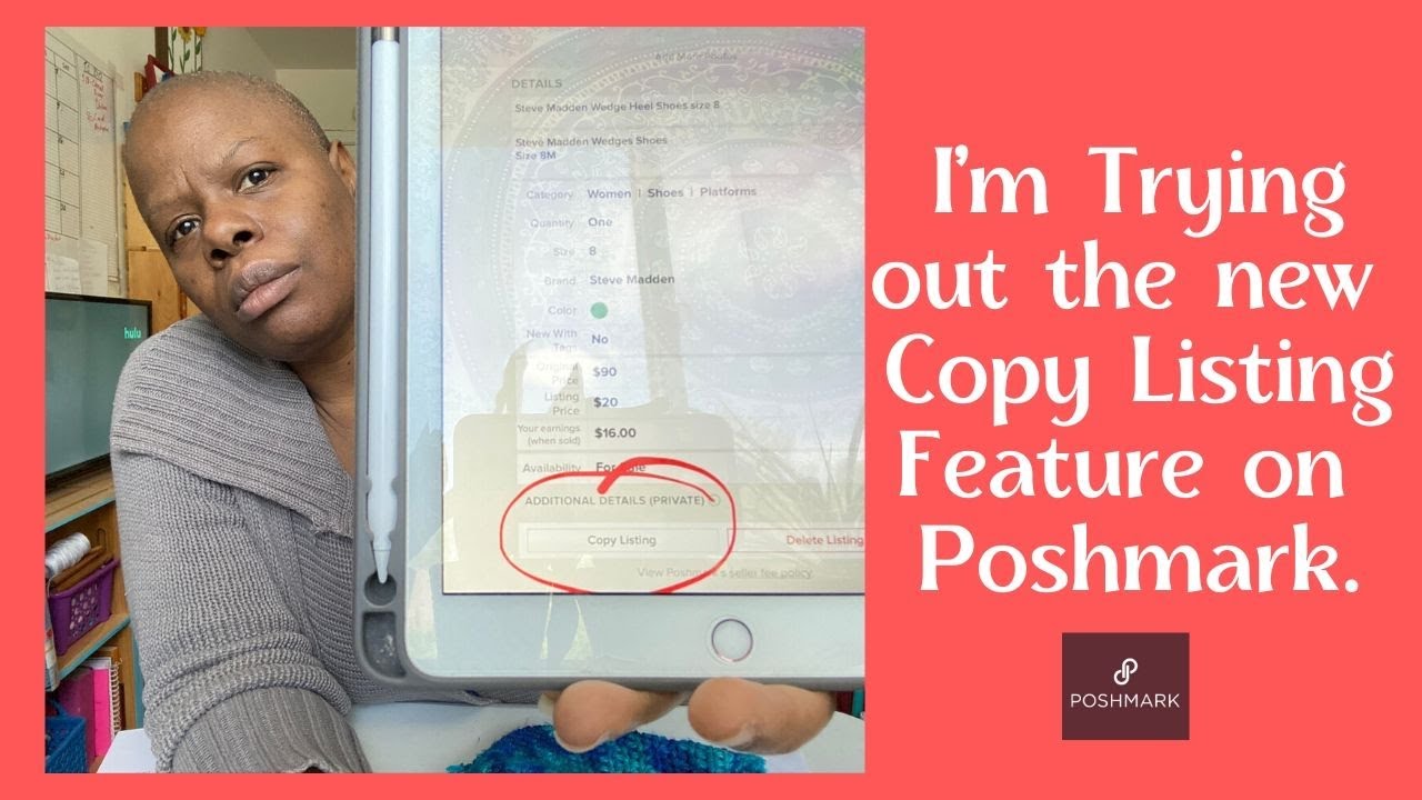 I'm trying out the new Copy Listing feature on Poshmark.