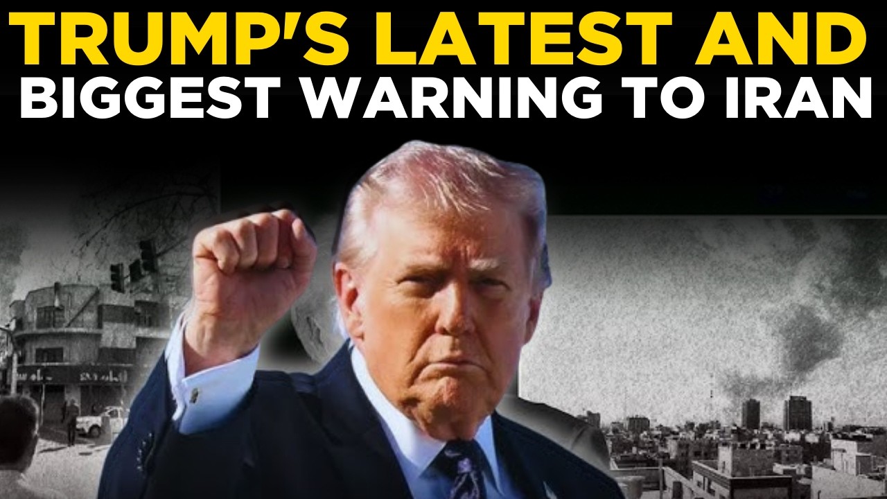 TRUMP LIVE | Donald Trump Urges Iran To Lay Down Arms, Claims Ongoing Destruction of Missiles