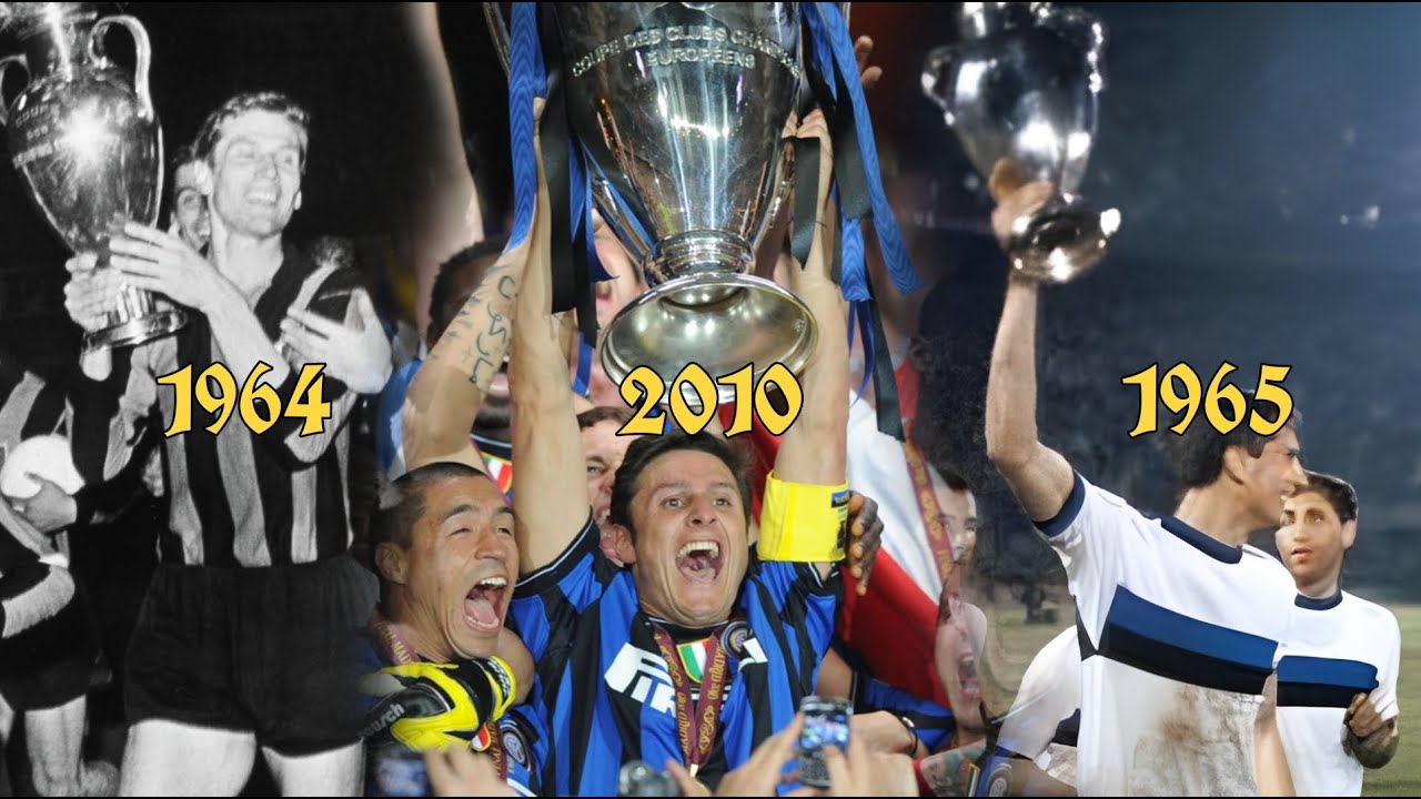 Tutte le Champions League Vinte dall'inter 1964-1965-2010