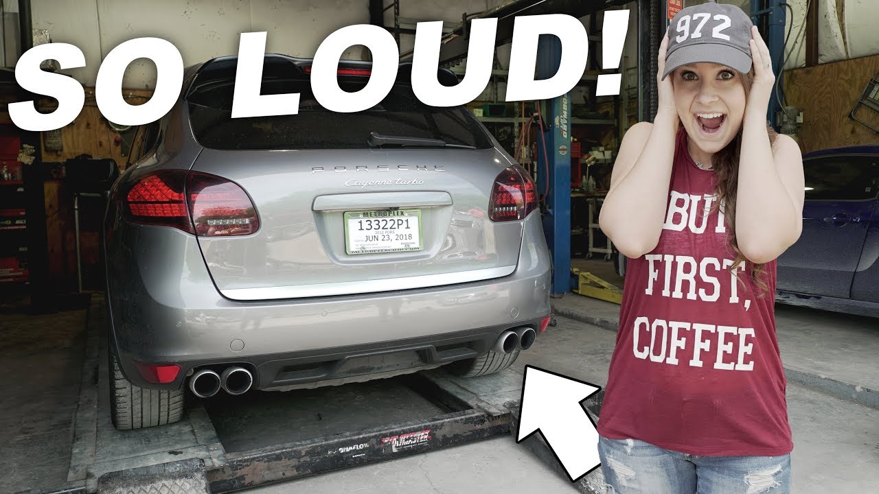 ПРЯМОЙ ВЫПУСК PORSCHE CAYENNE TURBO! (слишком громко?)