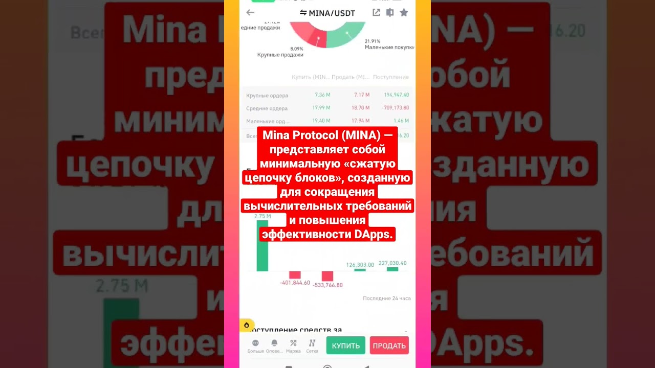 Mina (MINA) краткий обзор#crypto , #coin #minaprotocol , #mina