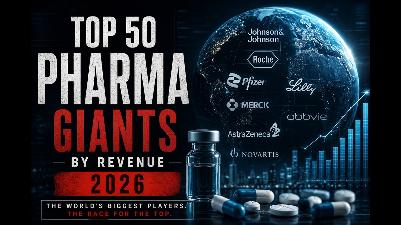 Top 50 Global Pharmaceutical Companies Ranked by Revenue (2026)