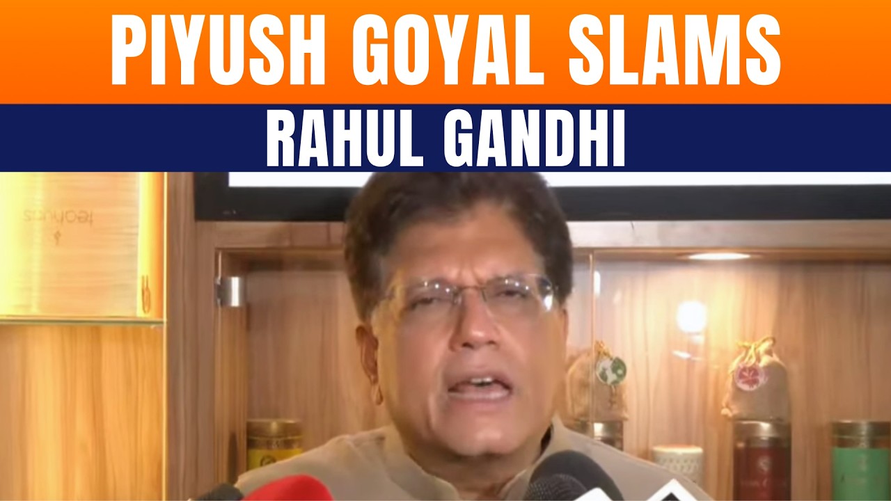 LIVE: Piyush Goyal Slams Rahul Gandhi Over Remarks On India-US Trade Deal | BJP-Congress | News9