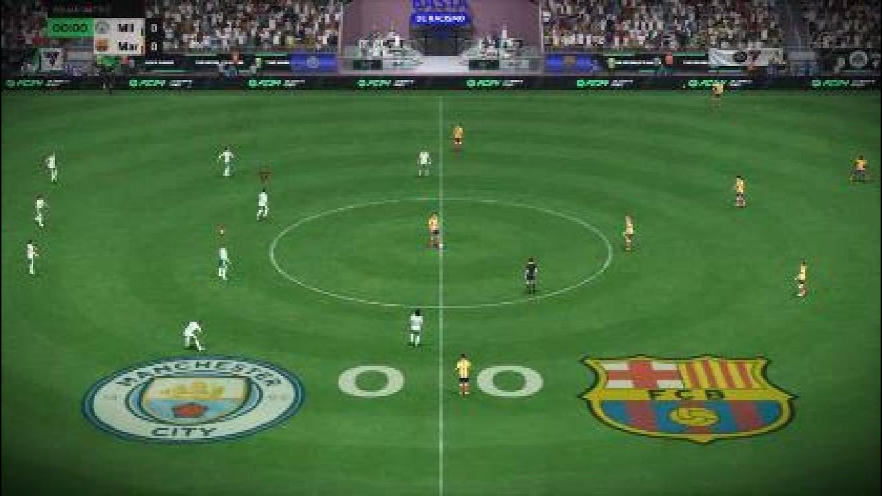 Manchester City Vs Barcelona [Watch till the end🤫]