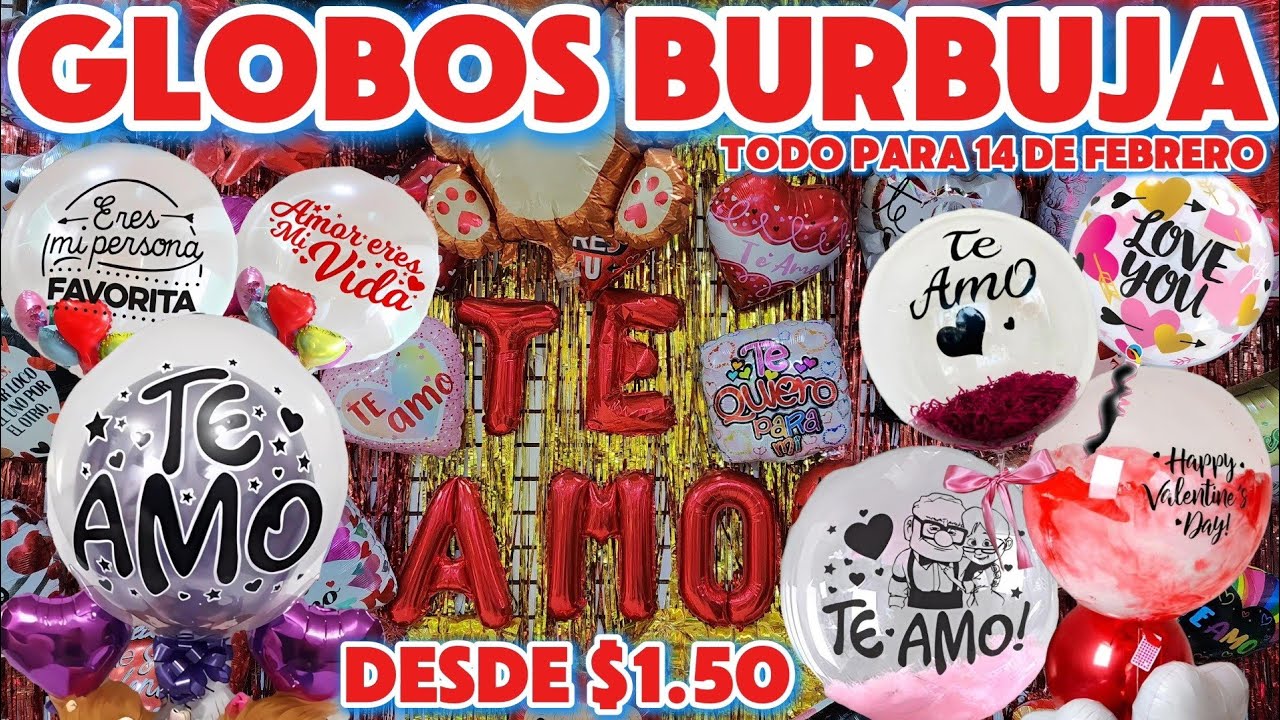GLOBOS BURBUJA Y PARA TODO TIPO DE EVENTOS DISTRIBUIDORES DIRECTOS NO HAY MAS BARATO DESDE $1.50!!!