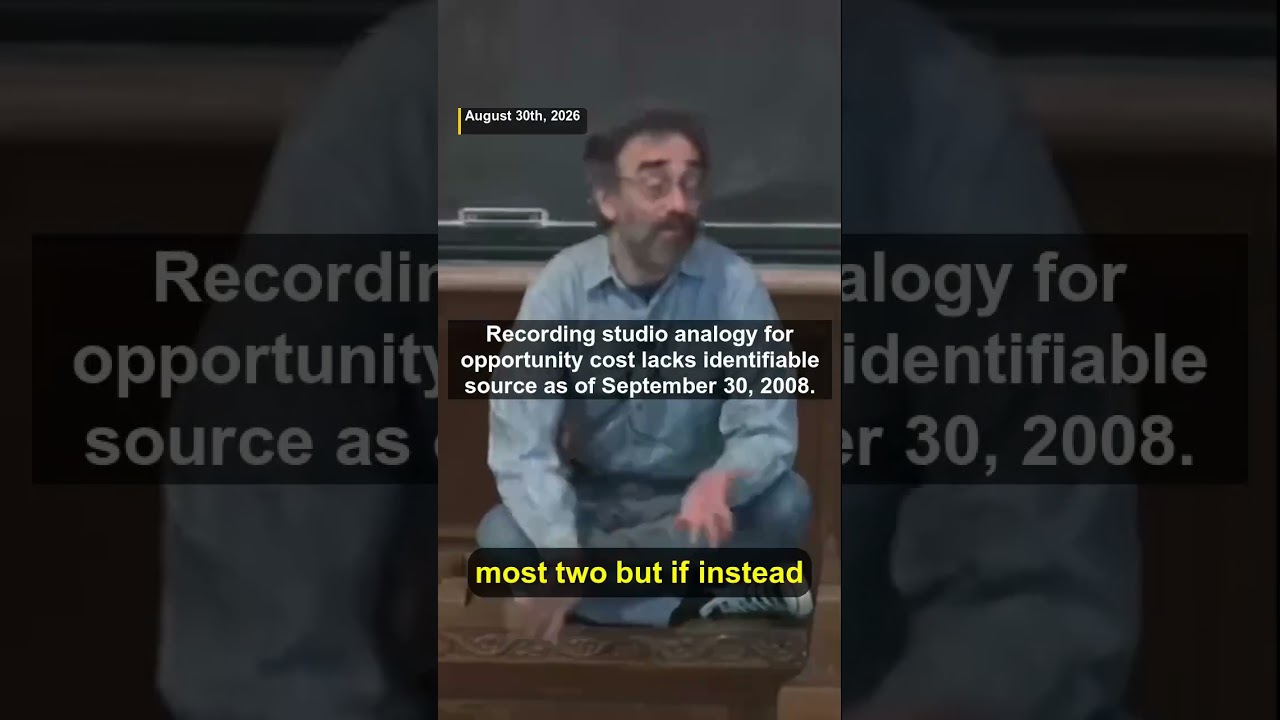 Shelly Kagan's Recording Studio Analogy Just Failed a Live Fact Check Here's the Proof
