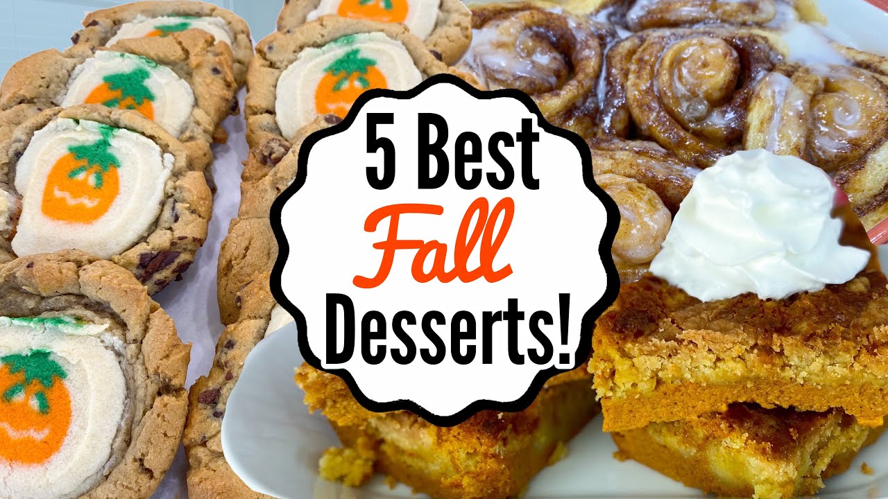 5 Amazing Fall Dessert Recipes | Quick & EASY Tasty Desserts | Julia Pacheco