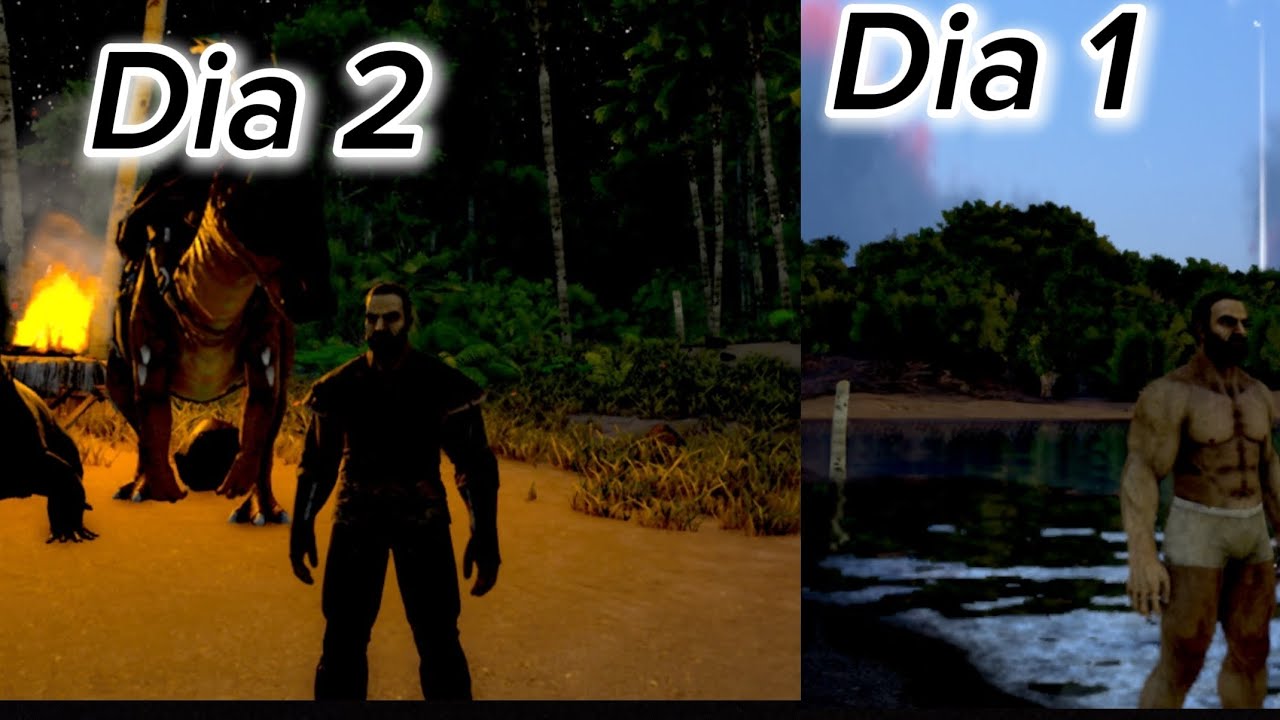 100 dias en ark dia 1 al 2 disfrutenlo