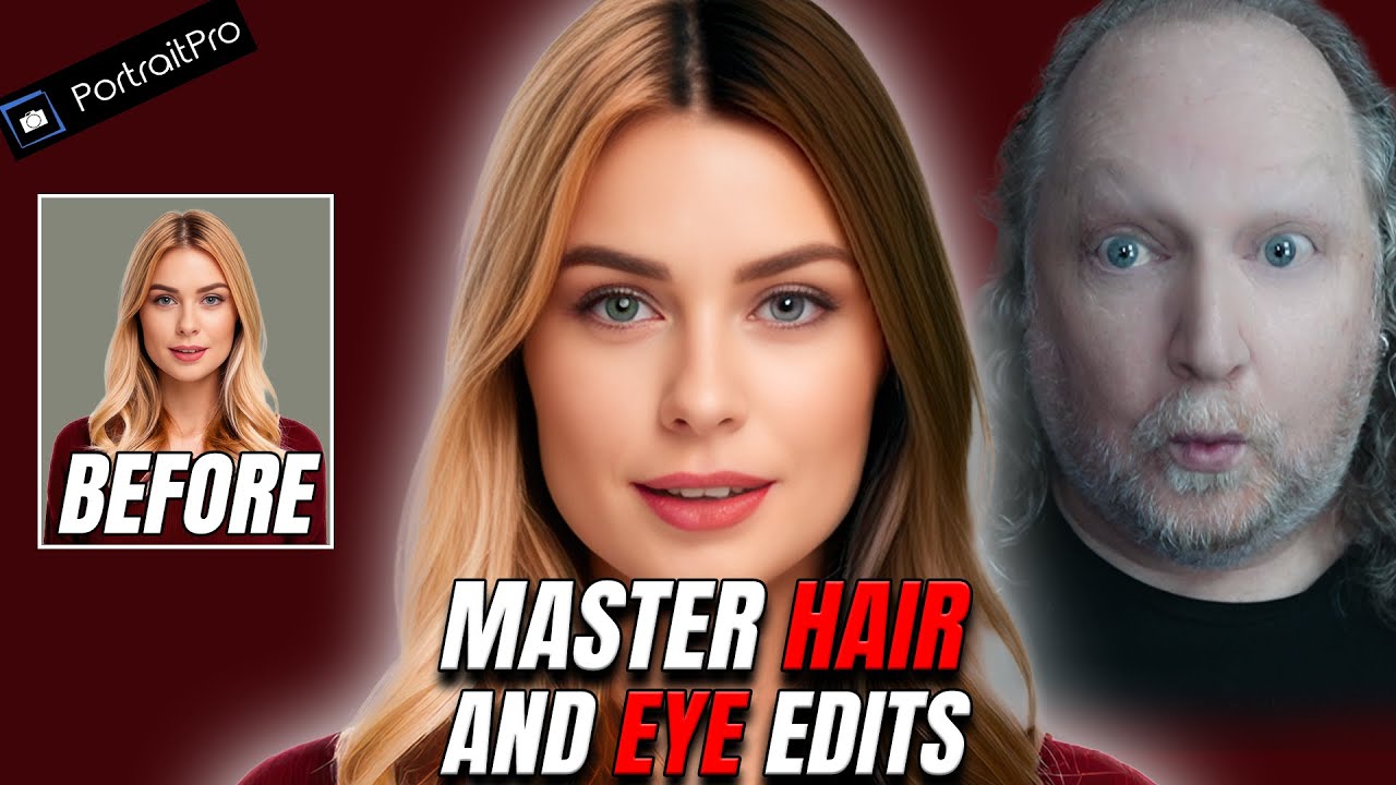 Master Portrait Pro для потрясающих правок волос и глаз