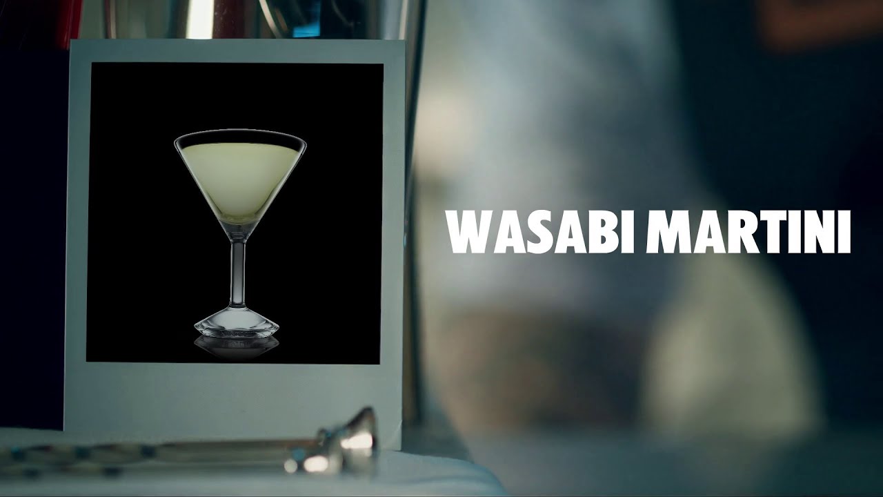 WASABI MARTINI DRINK RECIPE - HOW TO MIX