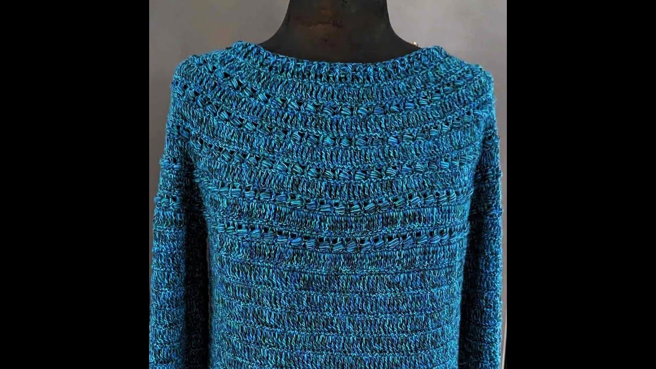 Crochet Sweater -- MELISSA -- verry pretty
