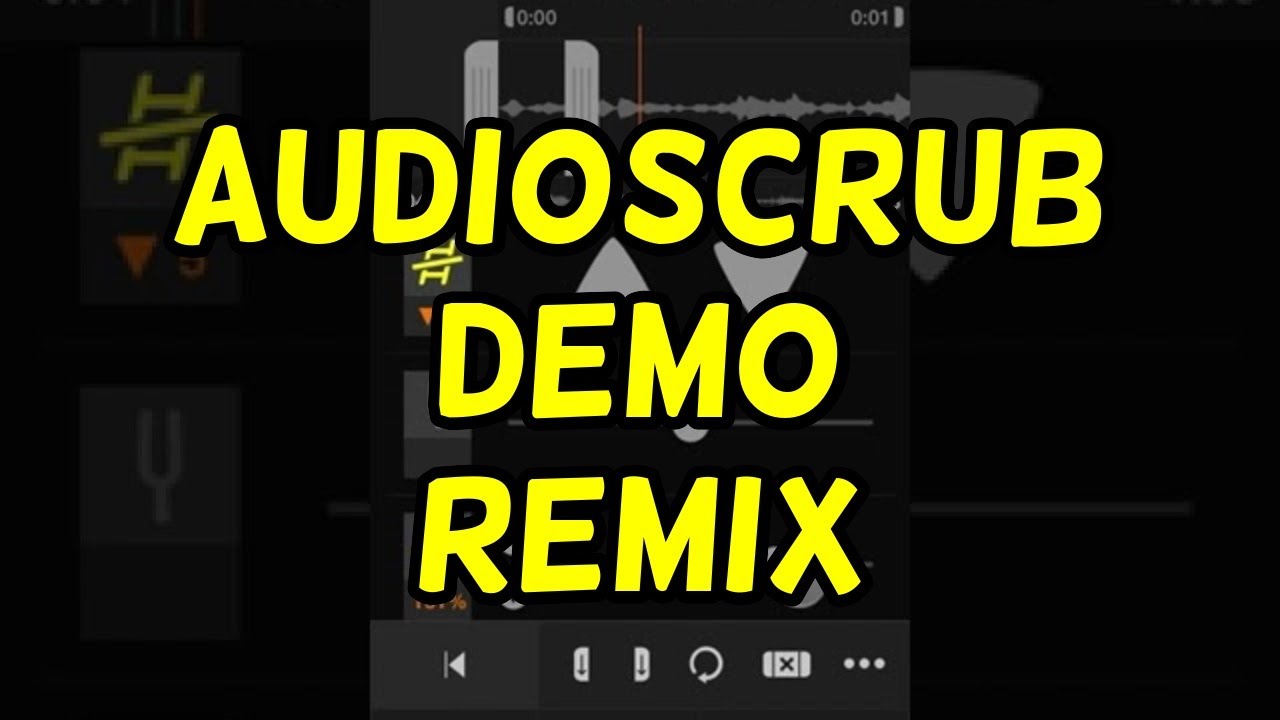 AudioScrub (REMIX Edition) — Slow down music, change the key, and loop (iPhone, iPad, iPod touch)