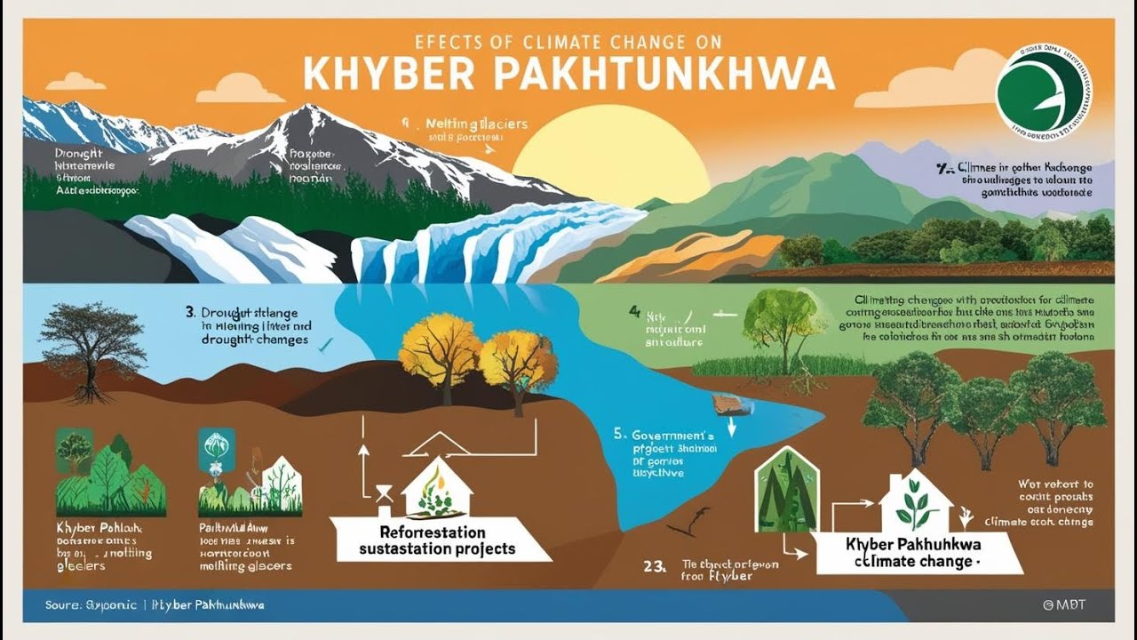 The effects of climate change and the actions of the KP government