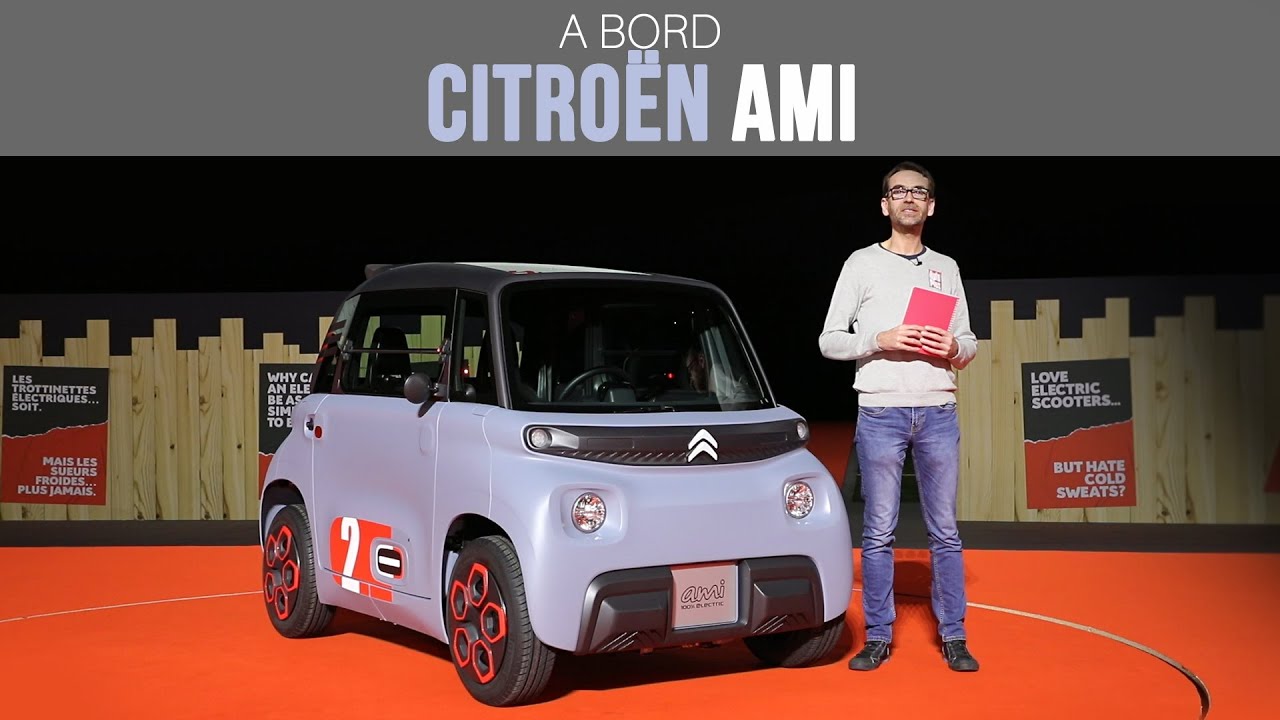 A bord du Citroën Ami (2020)
