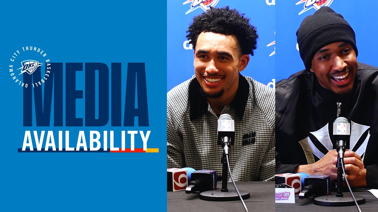 Postgame Media Availability with Jared McCain and Aaron Wiggins | March 18, 2026