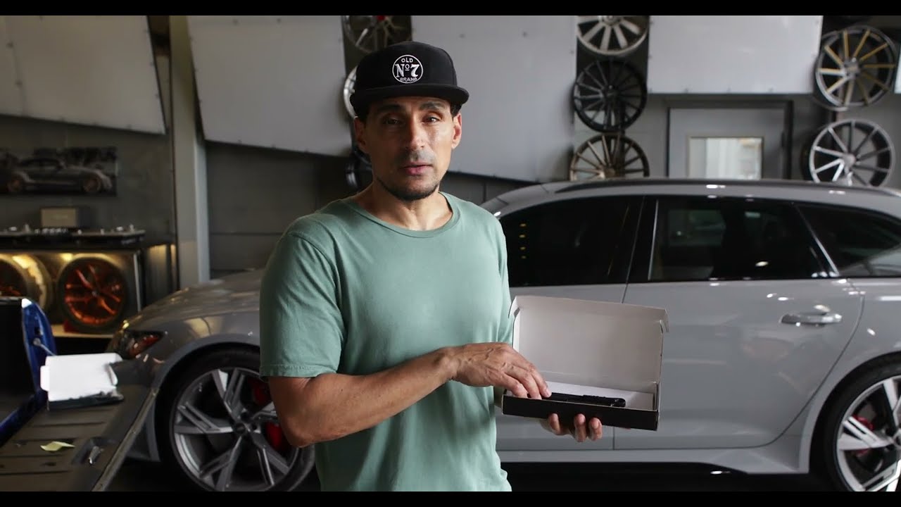 How to lower your Audi RS6 Avant  in 15 minutes using GhostLinks Lowering Links!