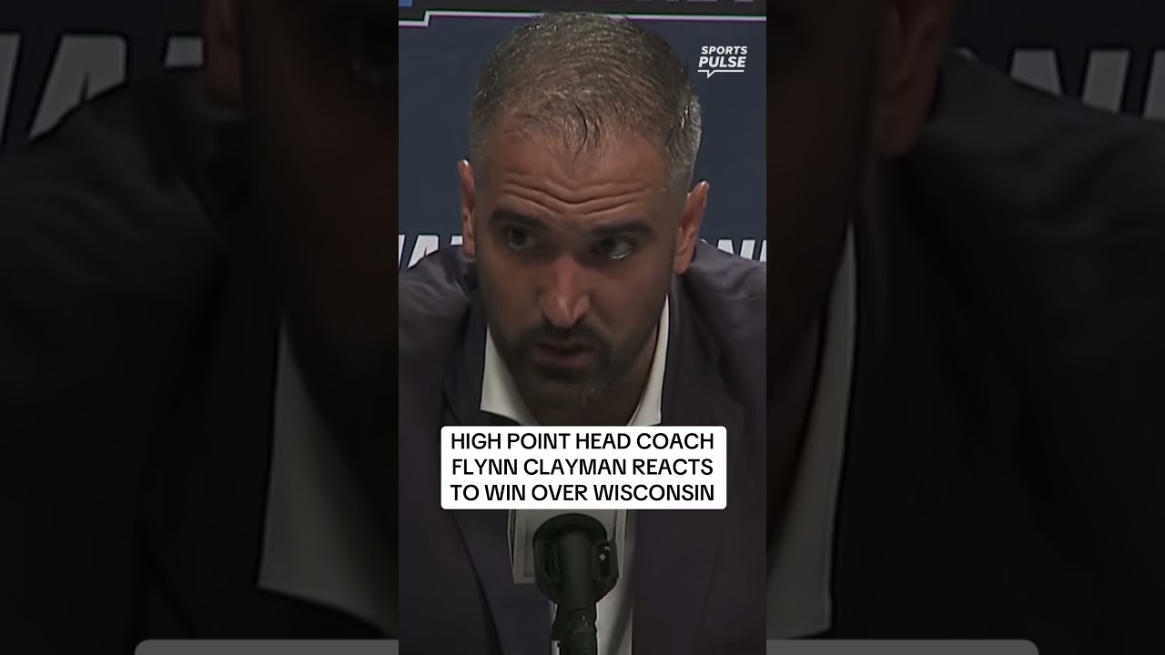 High Point head coach calls out non-conference scheduling after big win over Wisconsin #shorts
