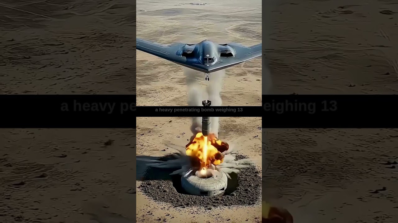 Bombs can penetrate quite deep.