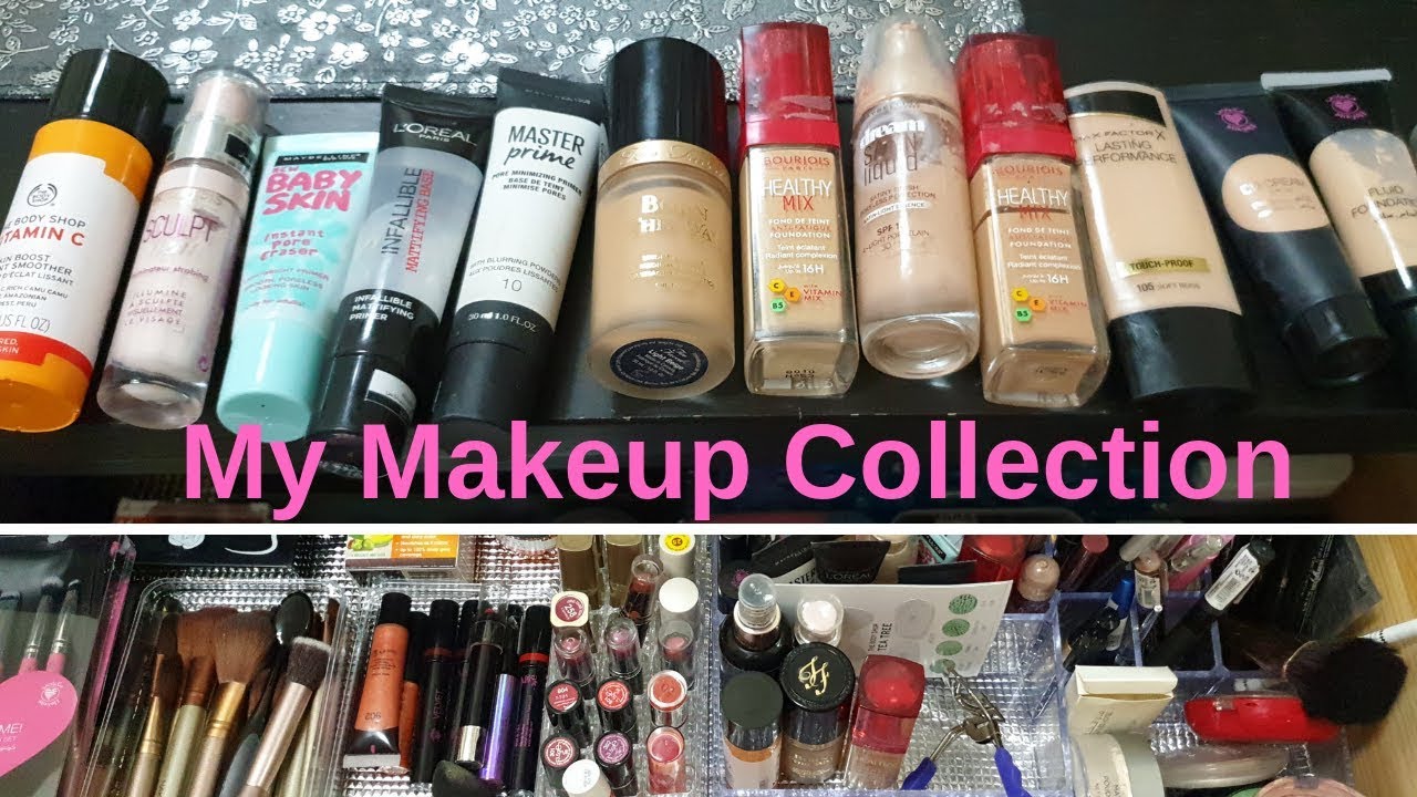 My Make up Collection -  Sephora, Bourjois, Loreal, Maybelline, Bodyshop, Mikyajy