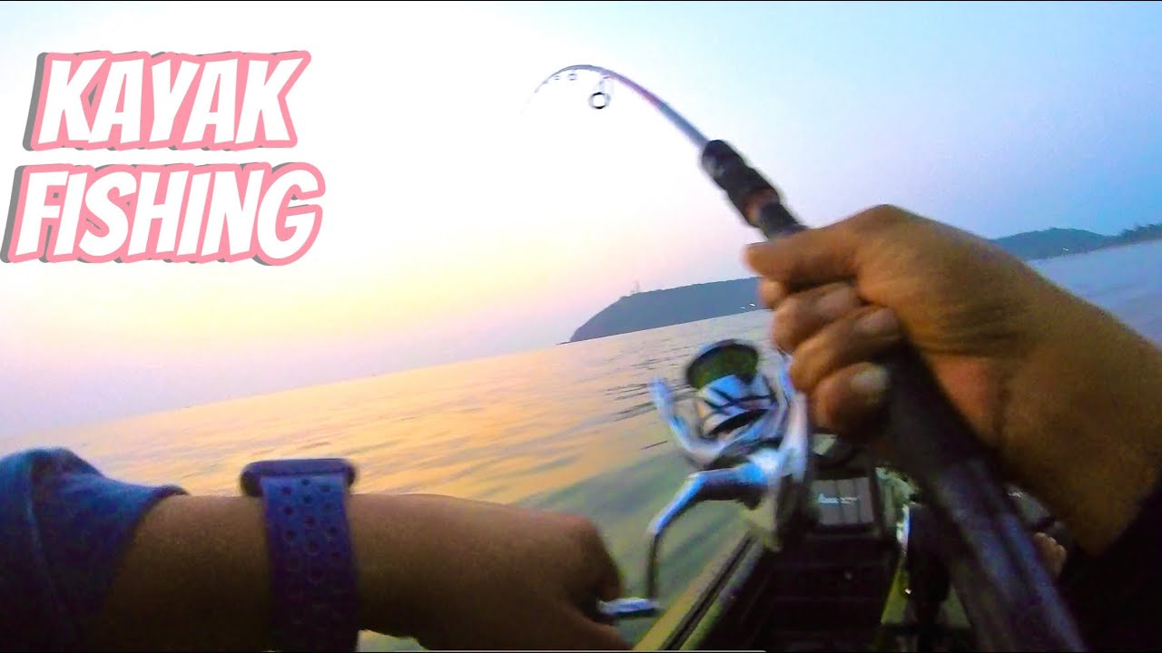 Kayak fishing for Trevallies / non stop back to back catches , jigging from kayak