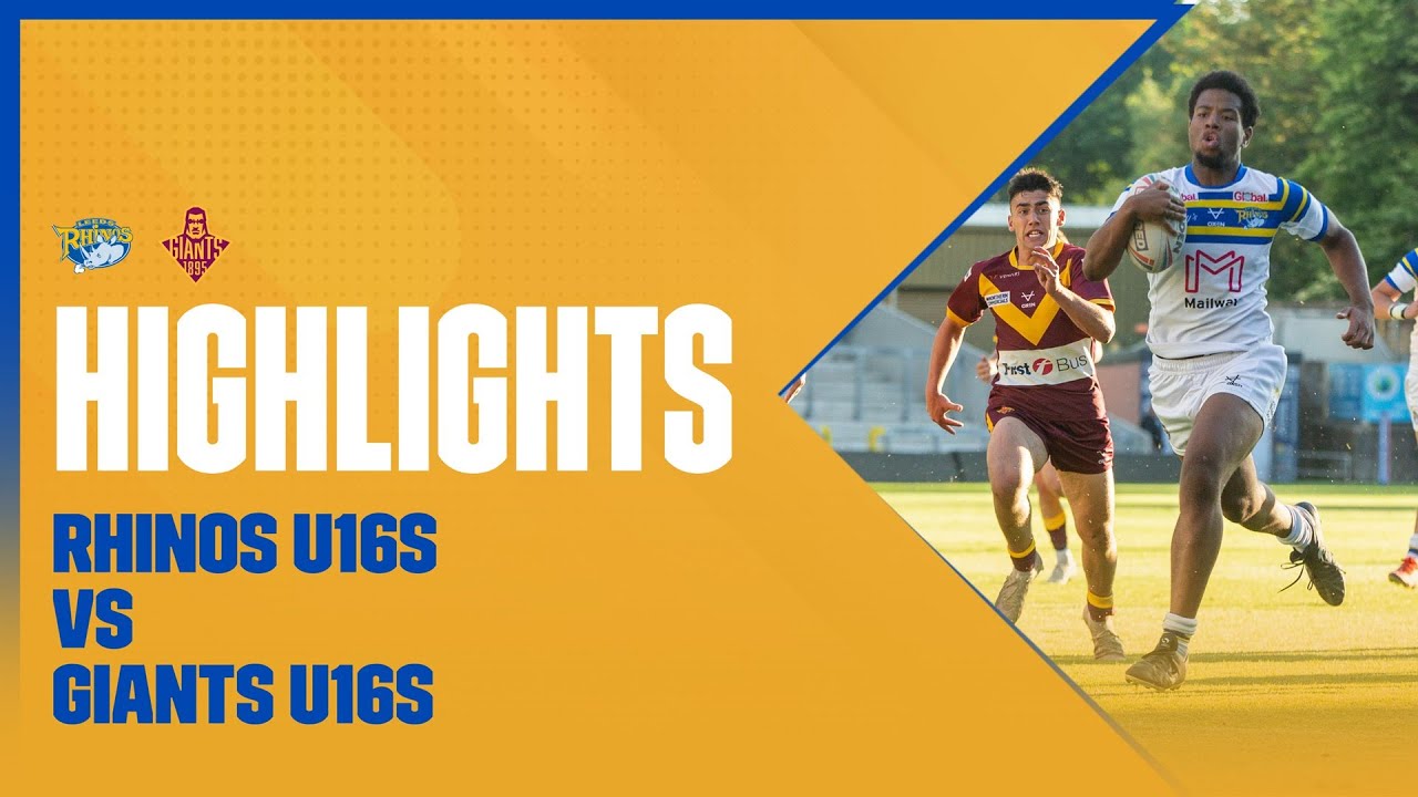 Match Highlights | Rhinos U16s vs Giants U16s