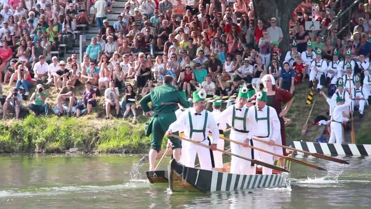 Erster Wettkampftag beim Ulmer Fischerstechen