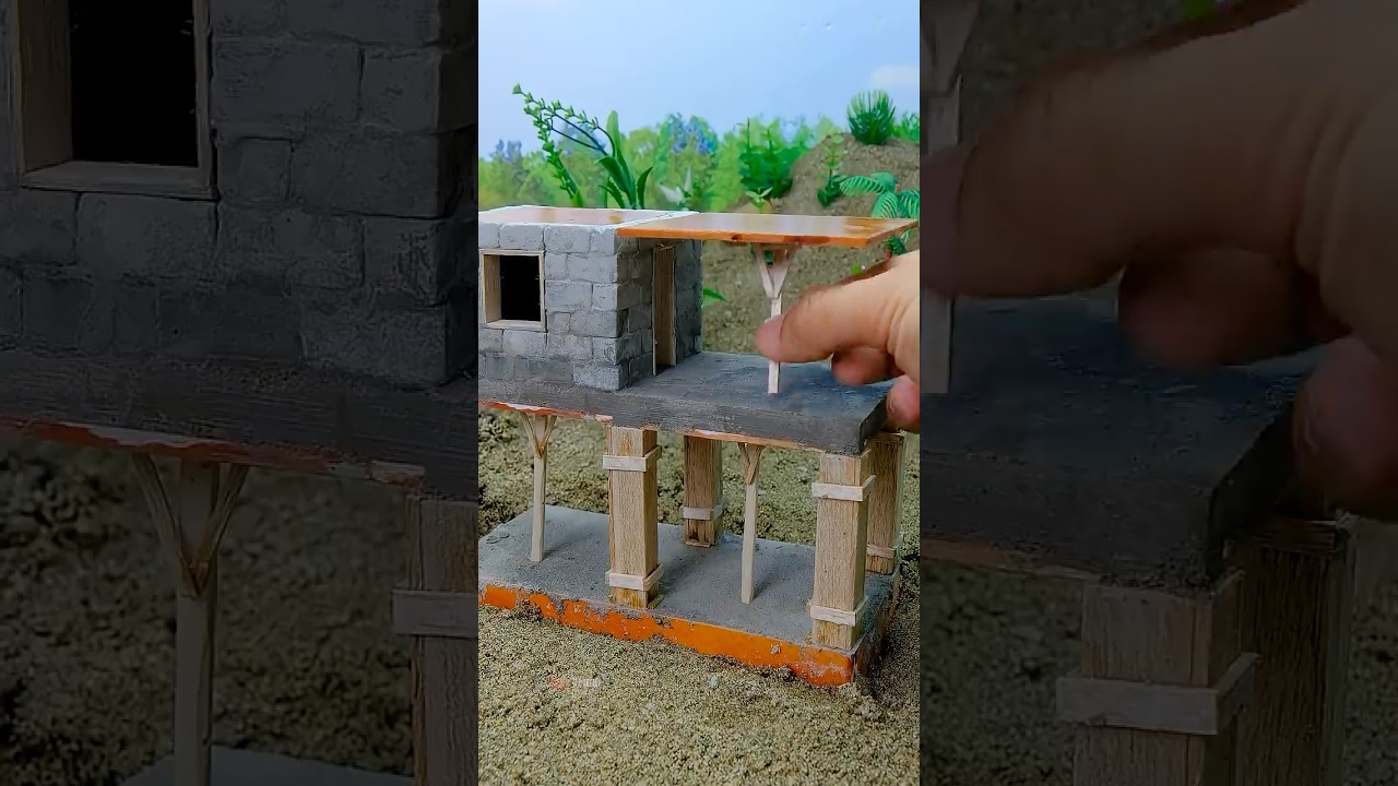 I Built a S-Shaped Two-Story House with Mini Bricks vs. LEGO Bricks Here's the Verdict #vfuho #diy