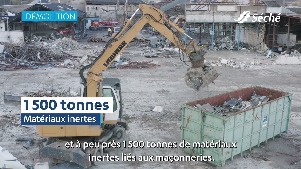 Visitez le chantier de démolition et désamiantage du site industriel Lucien Coupet à Issoudun (36)