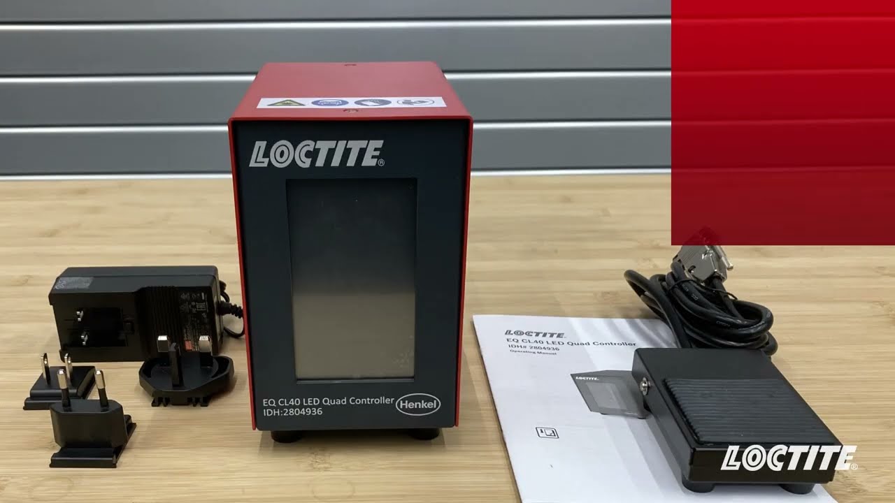 Cómo usar el Controlador Cuádruple de Curado Focalizado LOCTITE CL40 LED (Versión Inglés)
