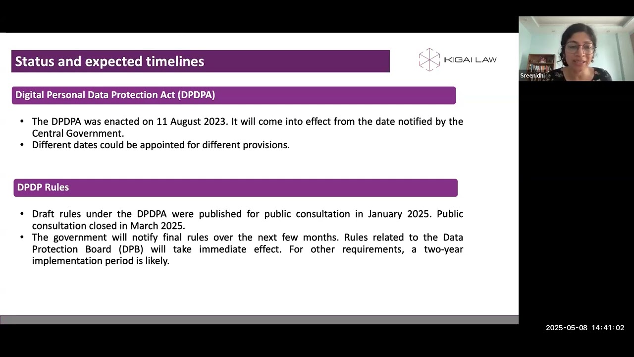 APACMed India Webinar on DPDP Act and Impact on Medtech Sector