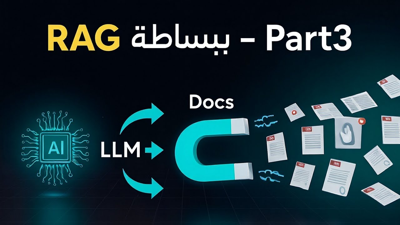 28 – الجزء 3: كل ما تريد معرفته عن RAG وكيفية تزويد الـ LLM بالمعلومات بدون إعادة Training