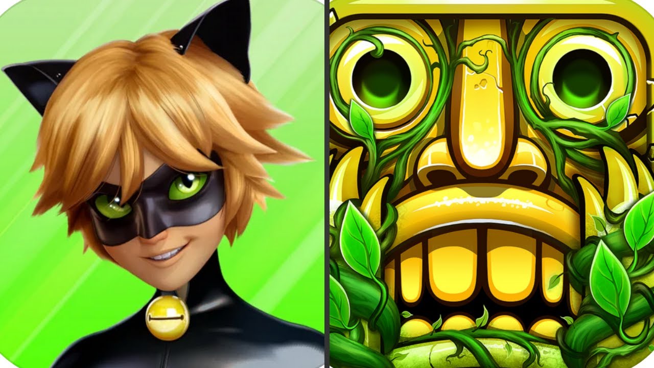 Miraculous Ladybug e Chat Noir 🐞 Vs Temple Run 2 🎅 SKY SUMMIT Map!