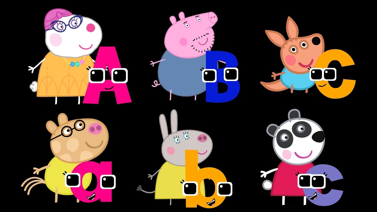ABC Song | Learning Alphabet for Children | Peppa Pig Songs