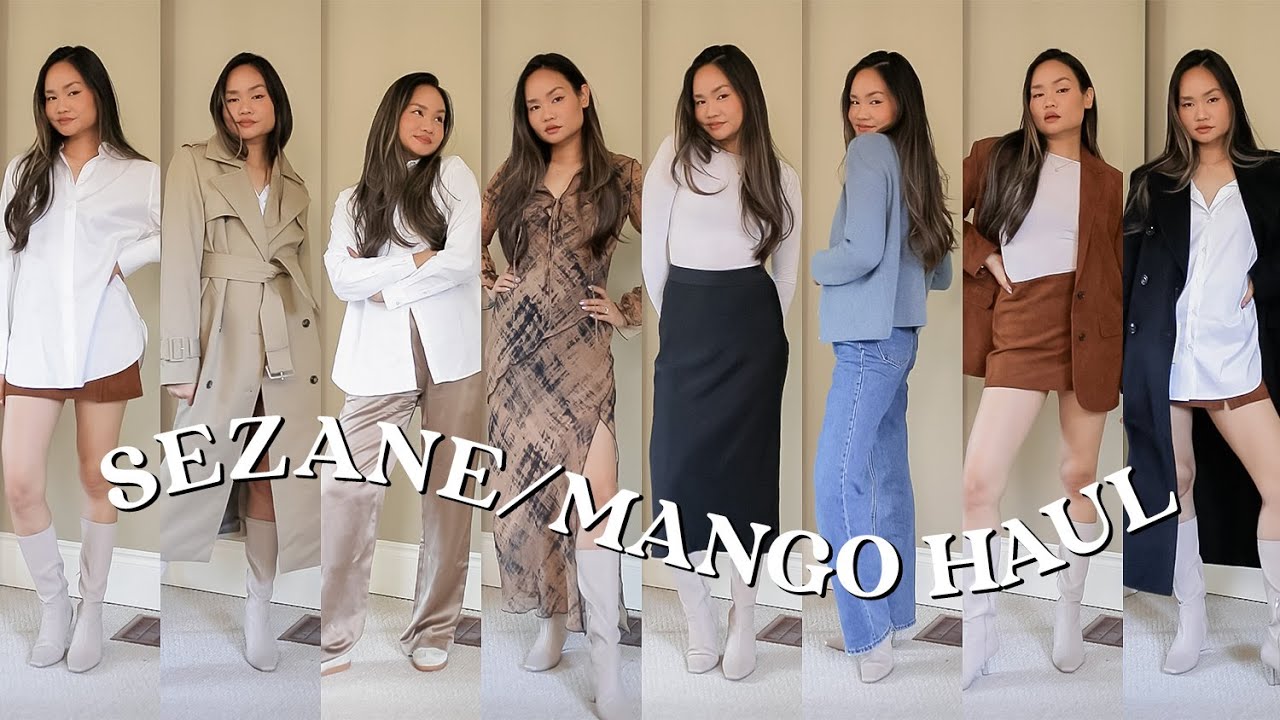 NEW IN MANGO/SEZANE FALL UNBOXING HAUL - Review & Try On | Victoria Hui